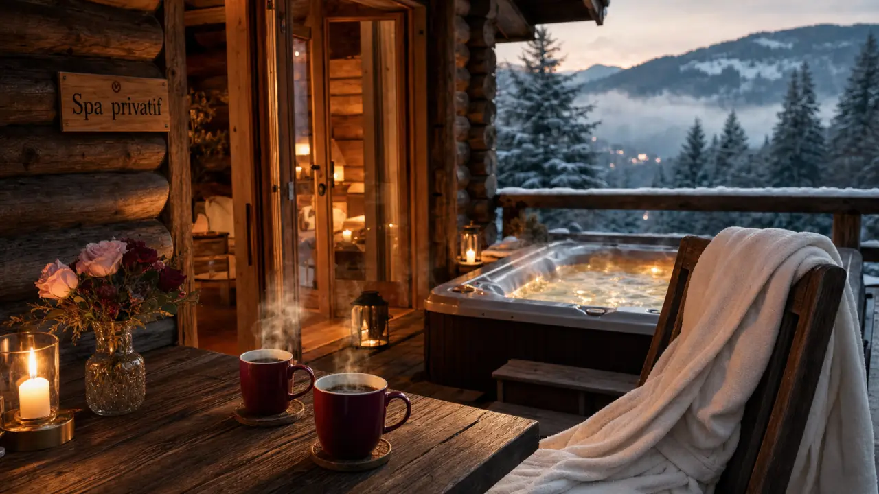 Chalet dans les Vosges : spa privatif 38,5°C, vue lac
