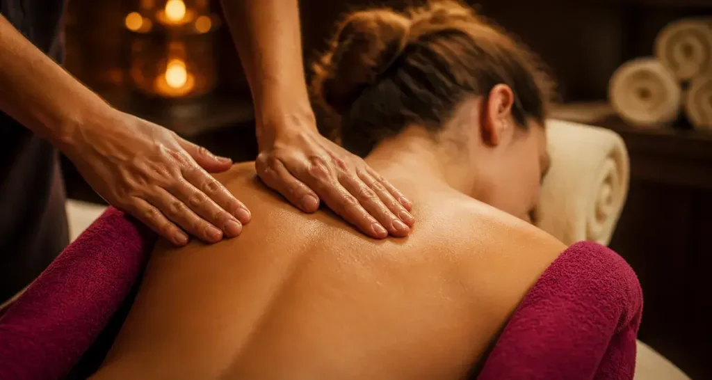 Massage du dos en 45 minutes : préparer, réchauffer et cibler sans toucher la colonne