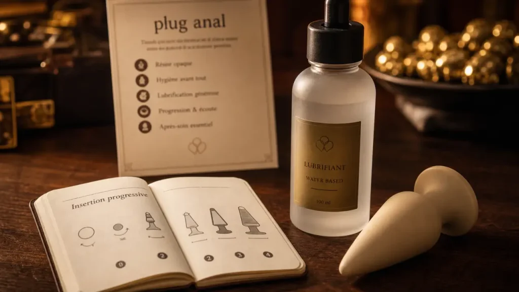 Un plug anal, lubrifiant et erreurs à éviter