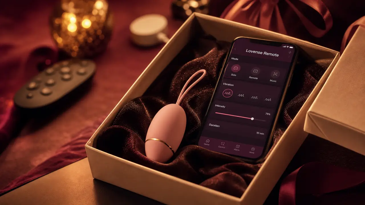 Lush 2.0 : contrôle à distance Bluetooth sur smartphone, portée jusqu’à 13 m