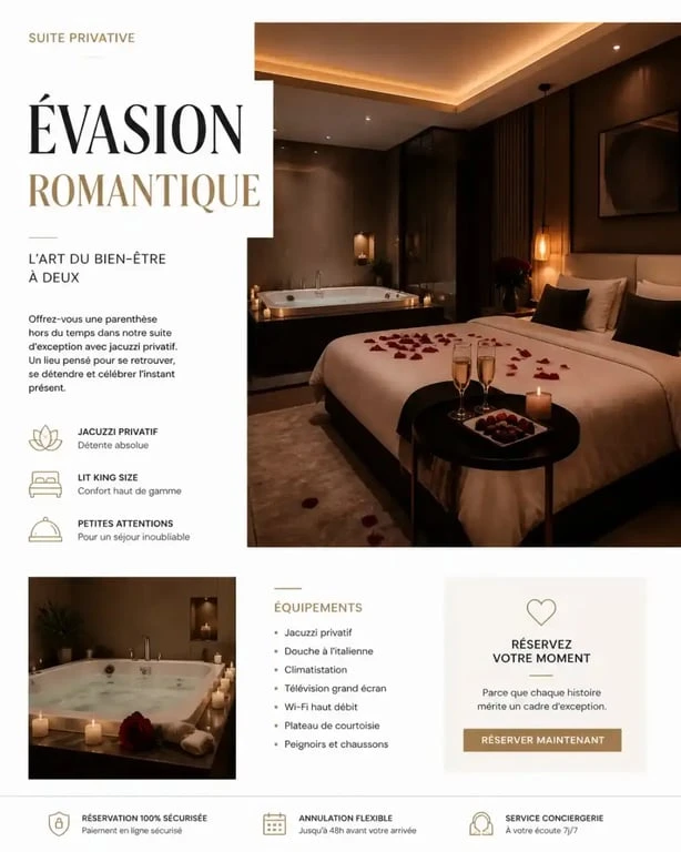 Love room à Auxerre avec jacuzzi privatif pour un séjour romantique
