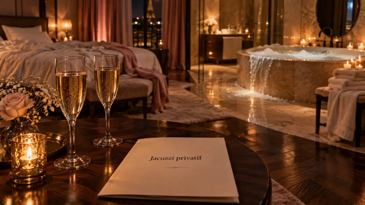 Hotel paris jacuzzi chambre privative