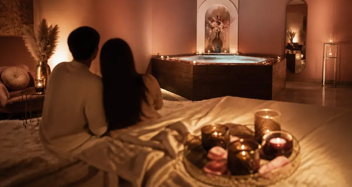 Love room Agen avec jacuzzi privatif et ambiance romantique