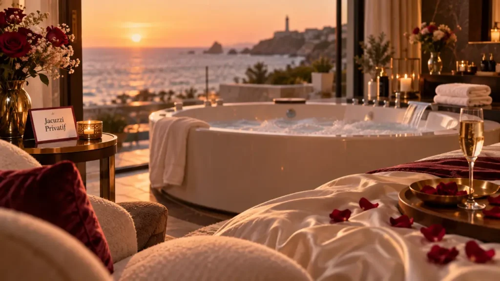 Love room à Biarritz : jacuzzi privatif ou vue sur l’océan, quel séjour choisir ?