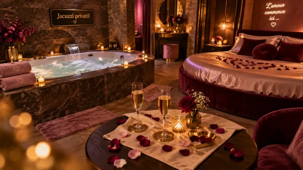 Love room à Bourg-en-Bresse : comparez le spa privatif, le budget et l’accès