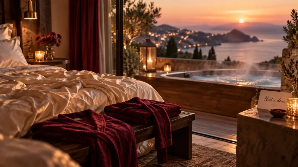 Love room à La Ciotat : choisissez entre jacuzzi privatif, vue mer et calanques