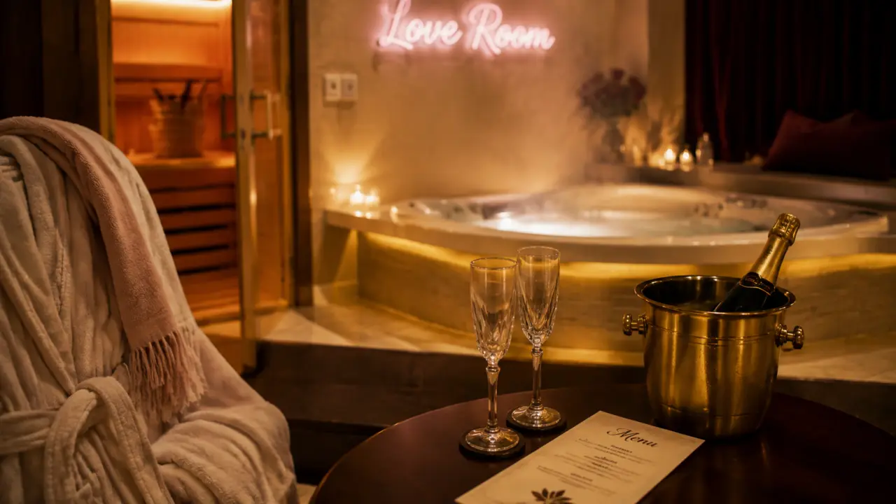 Love room nord : jacuzzi privatif et entrée autonome