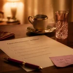 Questionnaire sexuel : fiche intime sur table, 2 minutes, 4 niveaux de chaleur