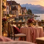 Annecy week end en amoureux : petit-déjeuner au bord du lac