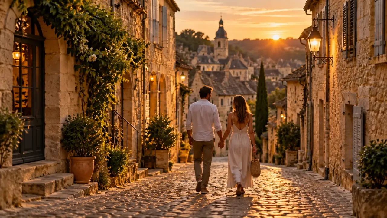 Week-end amoureux en Dordogne dans les ruelles médiévales de Sarlat-la-Canéda