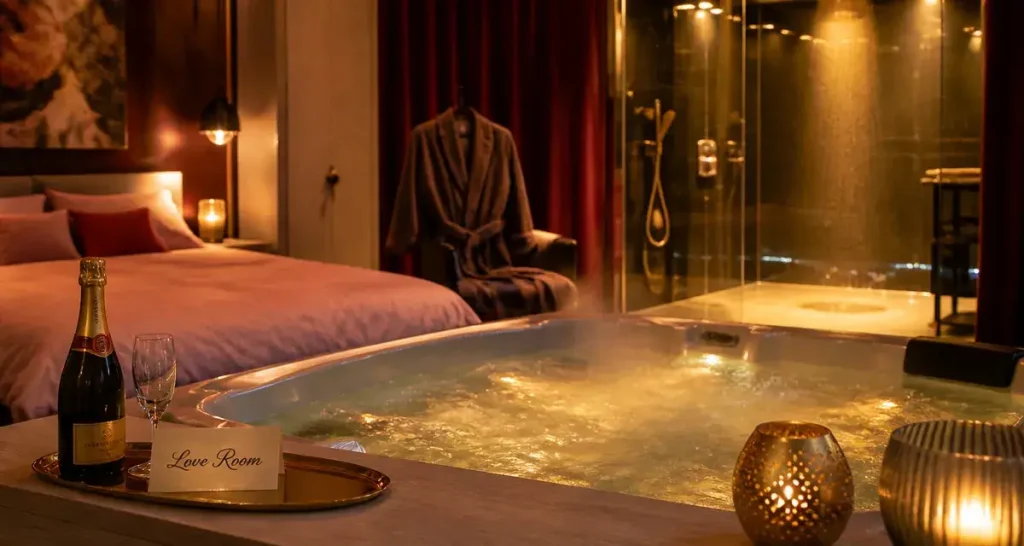 Love room à Aix-en-Provence : le jacuzzi privatif sans croiser personne