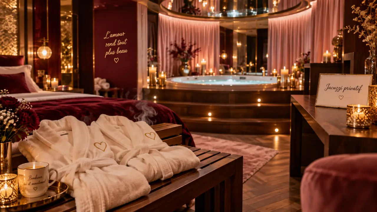 Love room belgique avec jacuzzi privatif à deux