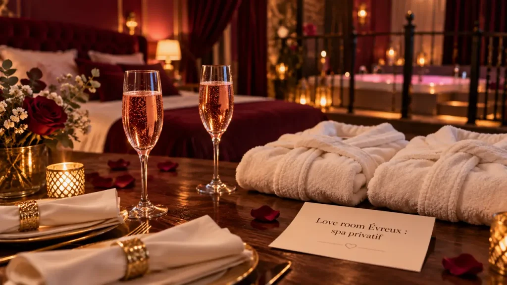 Love room à Évreux : un vrai spa privatif, pas seulement une belle chambre