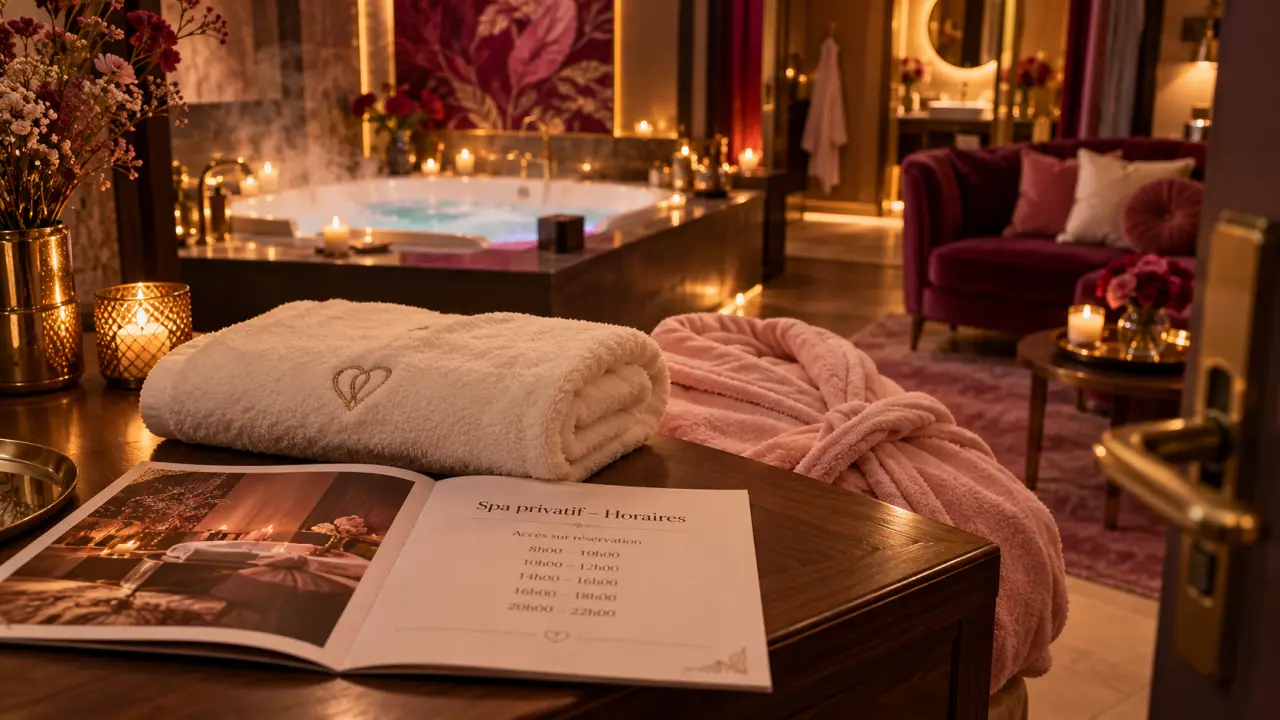 Love room La Rochelle, spa privatif et intimité