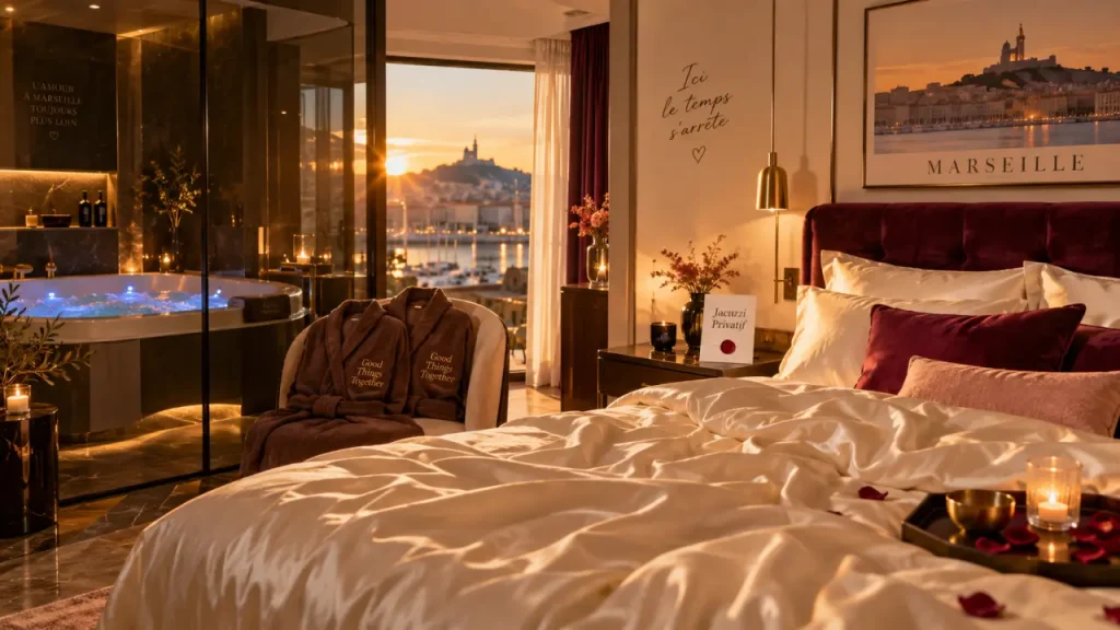Love room à Marseille : choisissez entre jacuzzi privatif, vue mer et entrée autonome